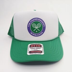 OTTO Green and White Wimbledon Championships Trucker Hat